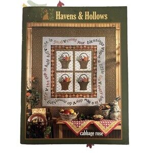 Cabbage Rose Havens & Hallows Quilt Pattern Instruction Book 10 Designs Book